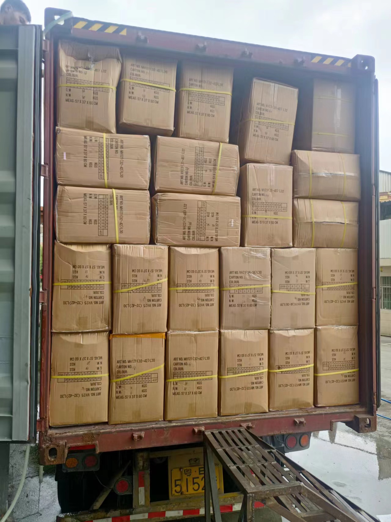 Your store. Container with clothing.